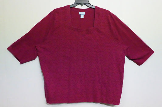 Liz & Me, 3/4 Sleeve Top, 30/32