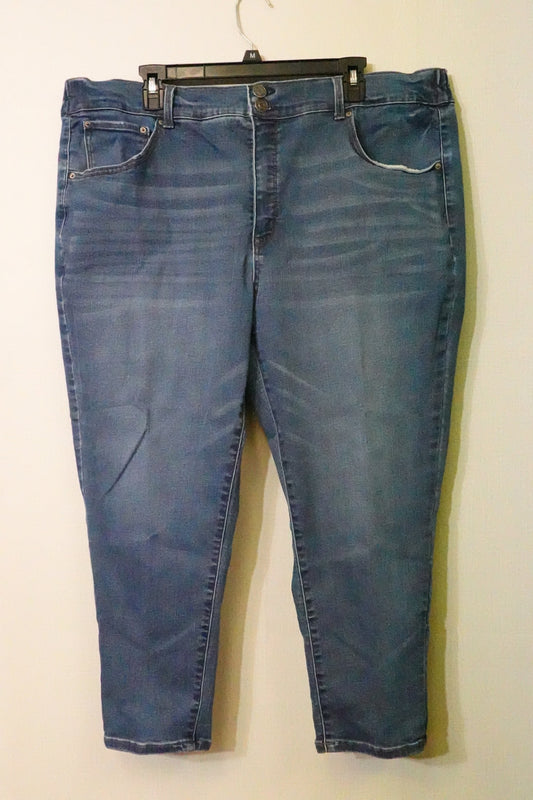 Terra & Sky, Jeans- Relaxed Fit, 20/22