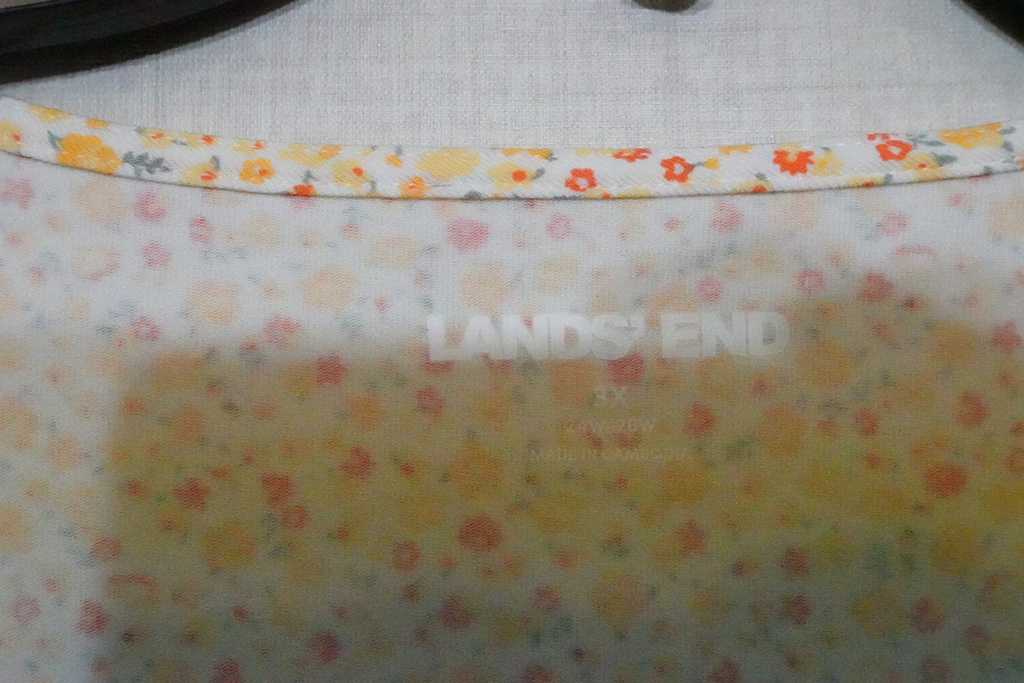 Lands end outfitters, NEW Short TSleeve Top, 3X