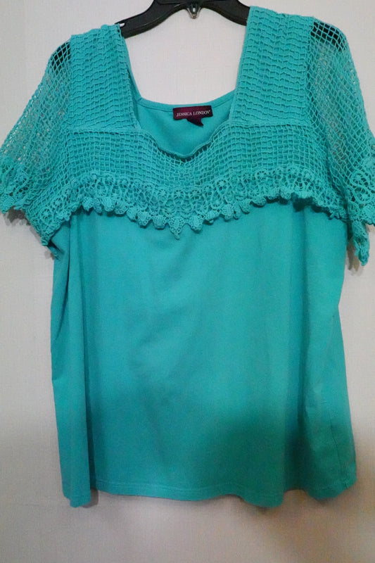 Jessica London, Short Sleeved Top, 22/24