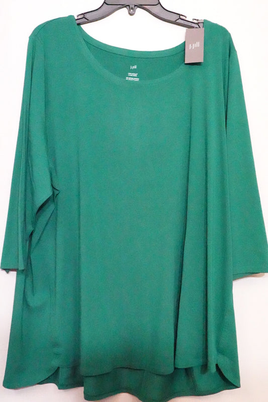 J. Jill, NEW 3/4 Sleeve Top, 3X