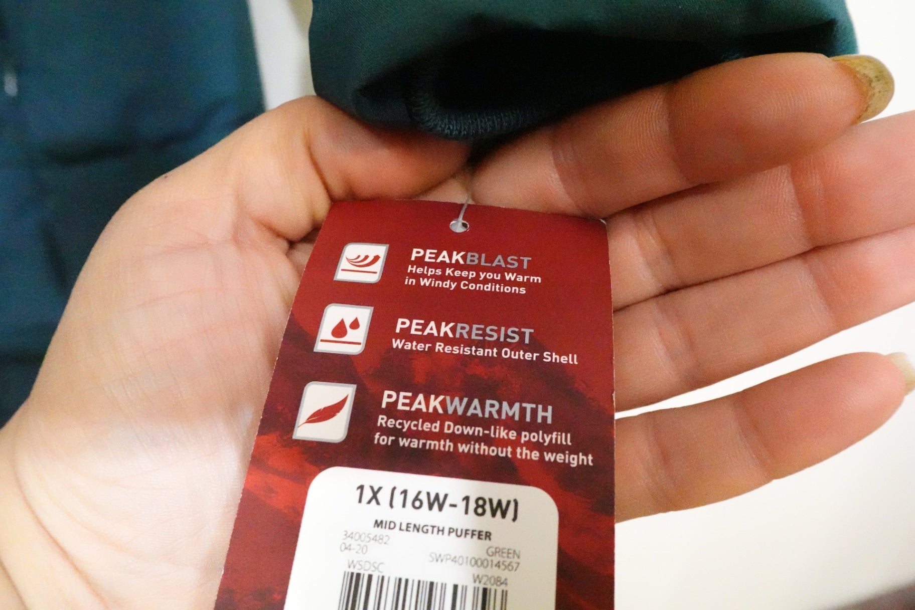 Swiss Tech, NEW Puffer Jacket, 16/18W