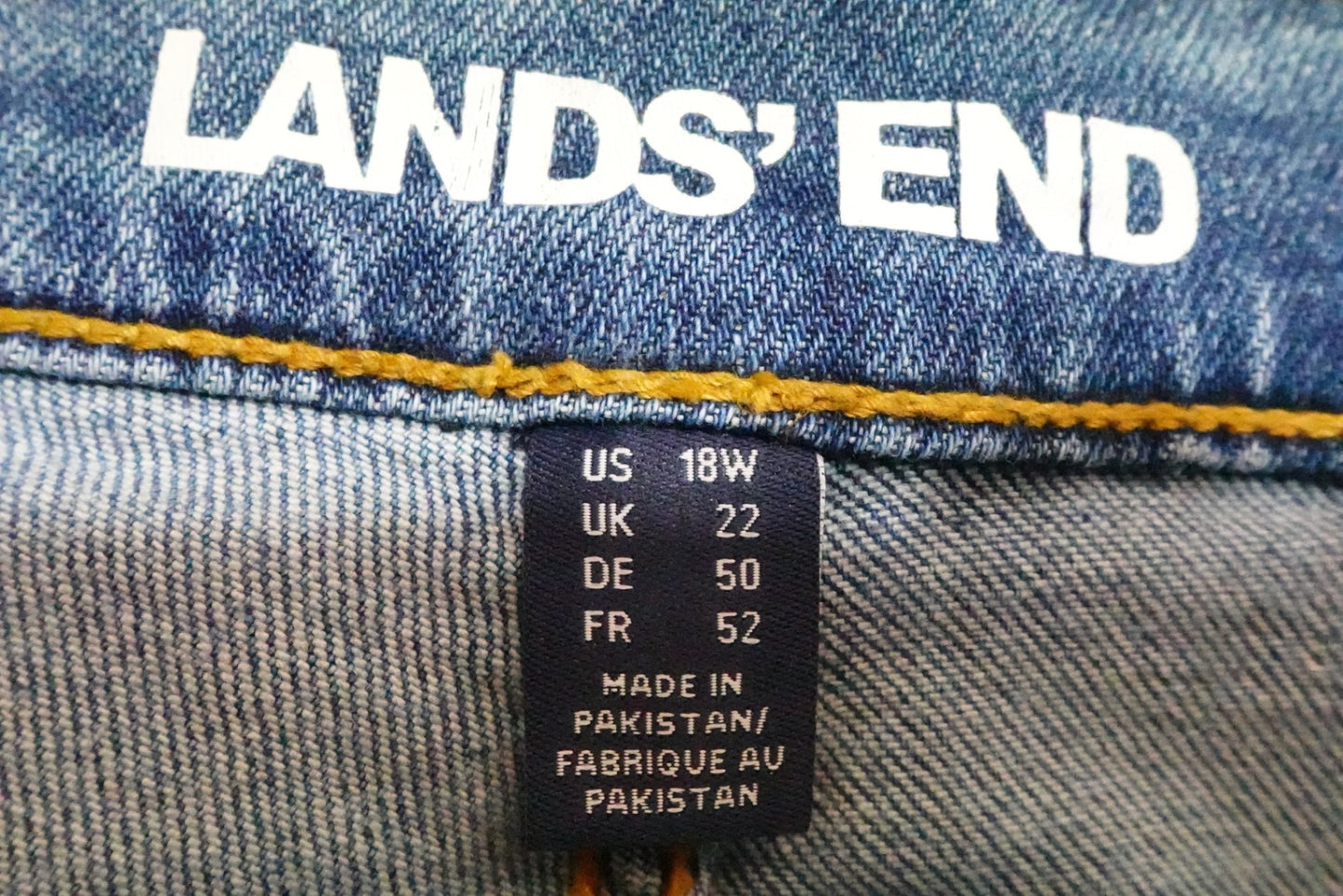 LANDS' END, Jeans, 18W