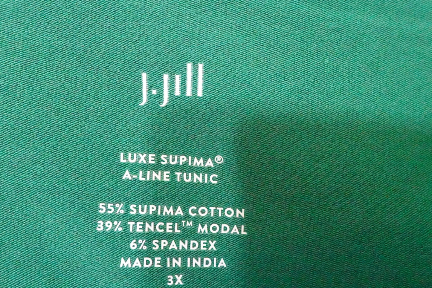 J.Jill, NEW 3/4 Sleeve Top, 2X