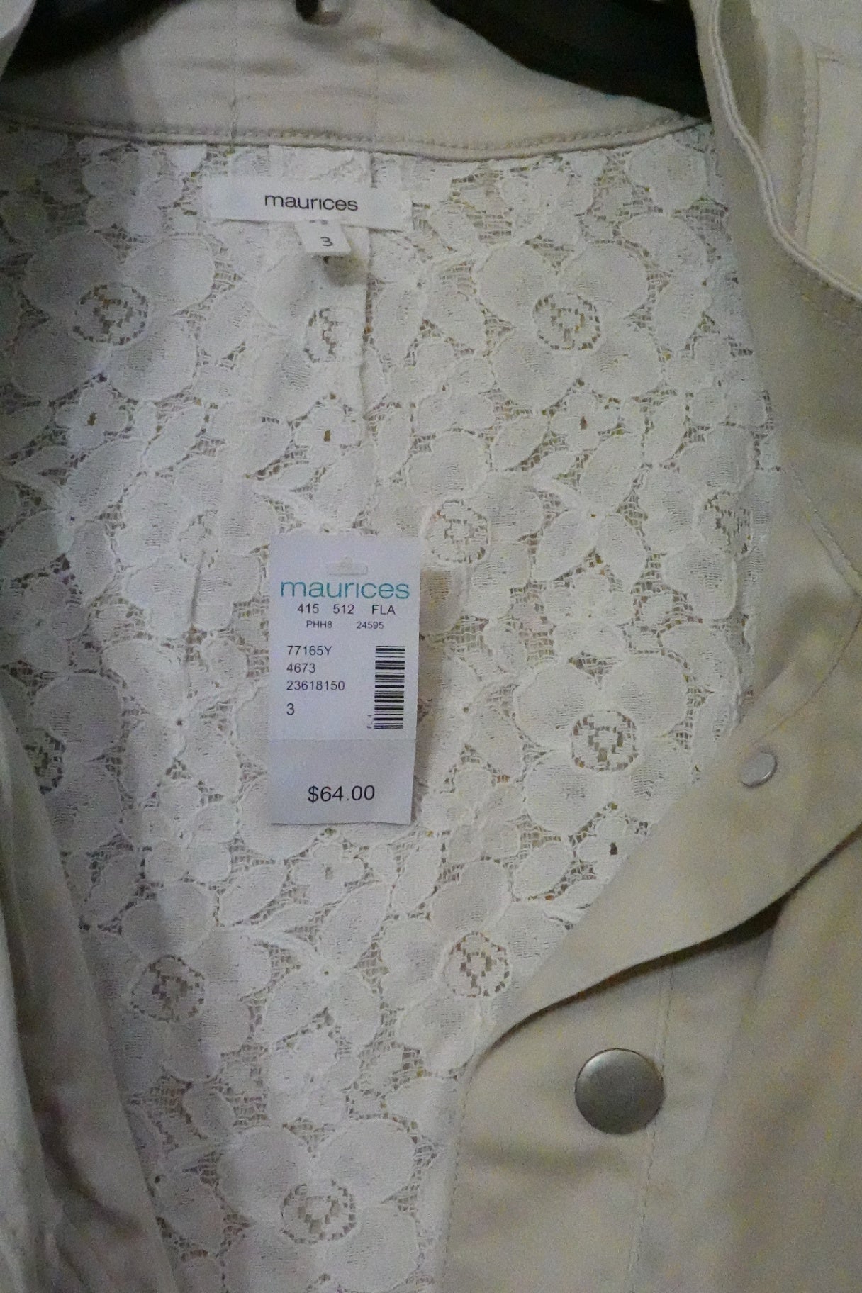 Maurices, NEW Jacket, 3X