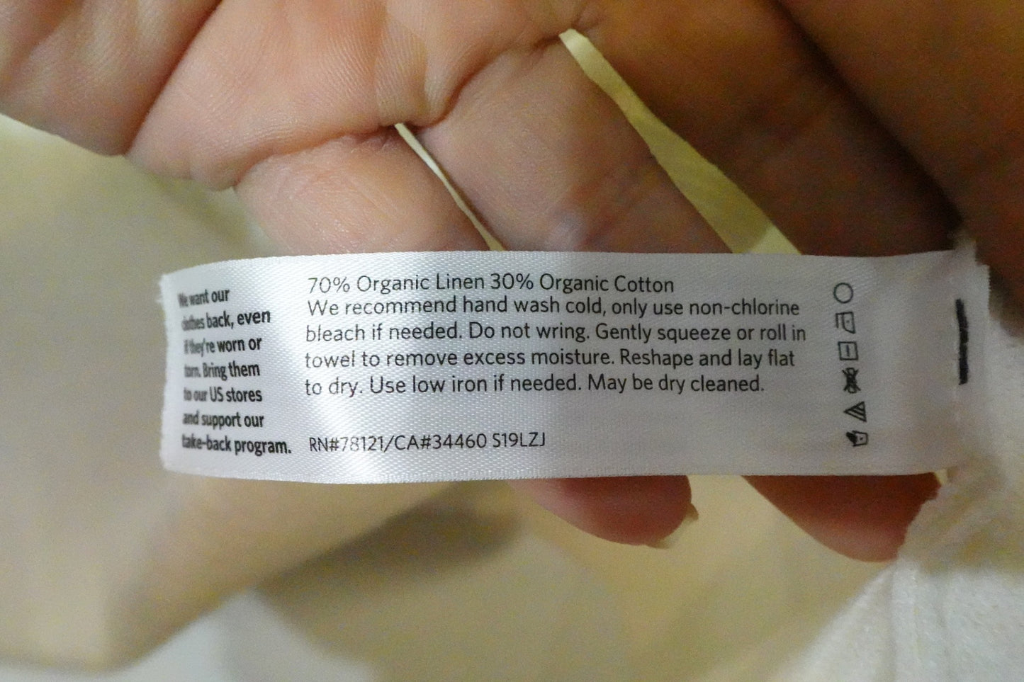 Eileen Fisher, Short sleeve top, L/XL