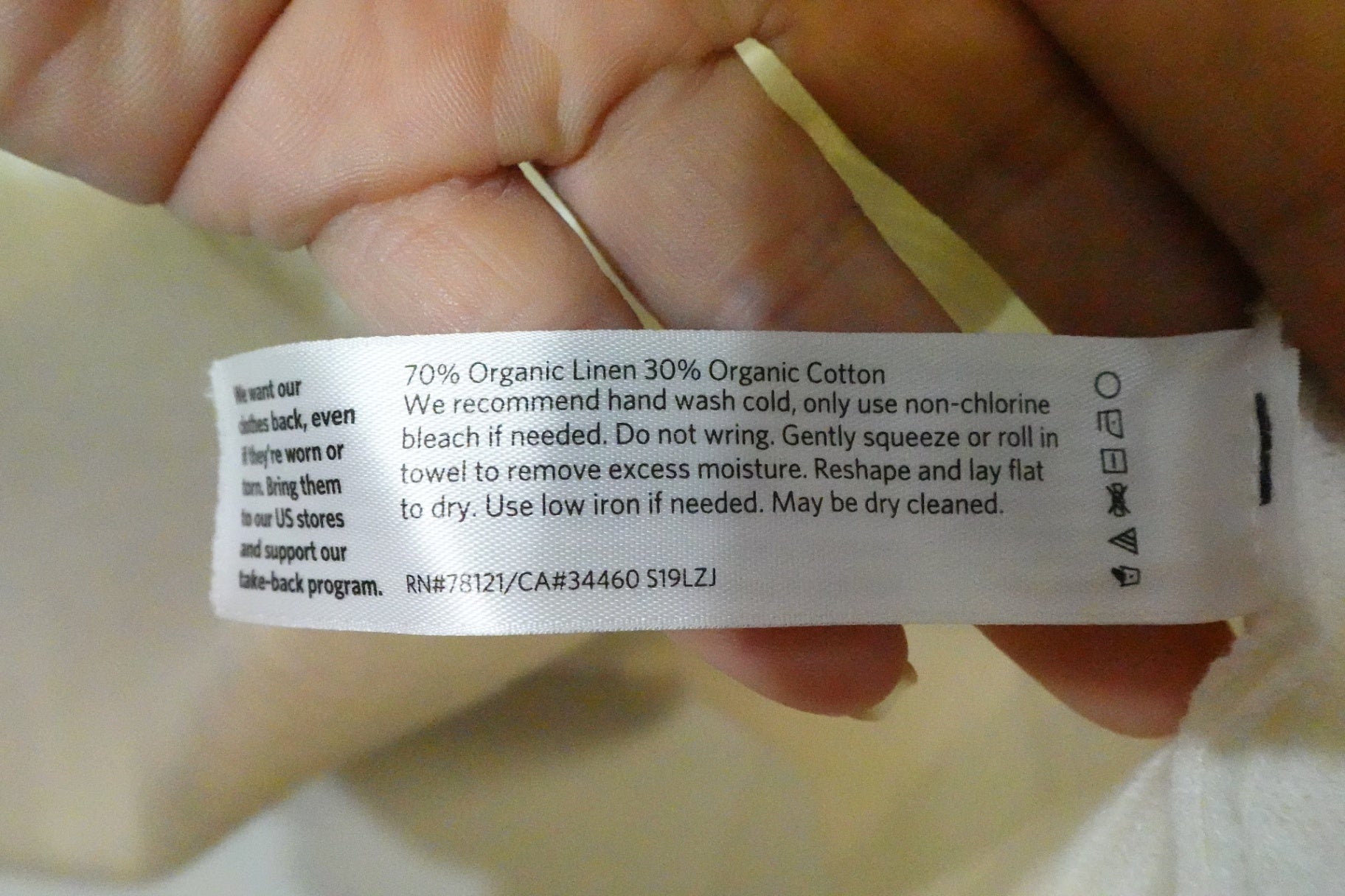 Eileen Fisher, Short sleeve top, L/XL