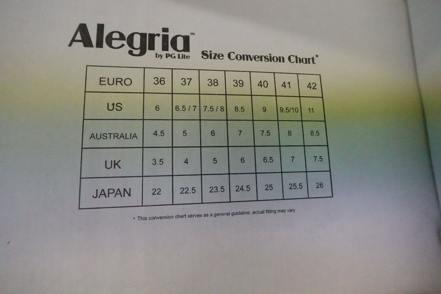 Alegria, NEW Mule , 6/7 (37)