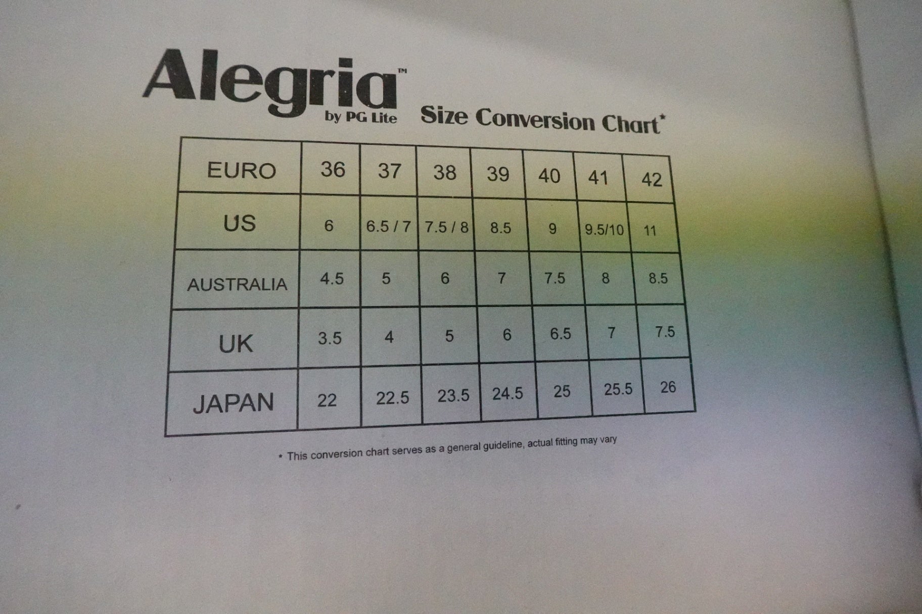 Alegria, NEW Mule , 6/7 (37)