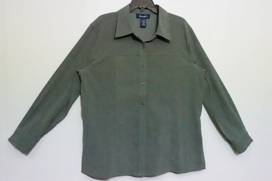 Denim & Co., Long Sleeves Top, large