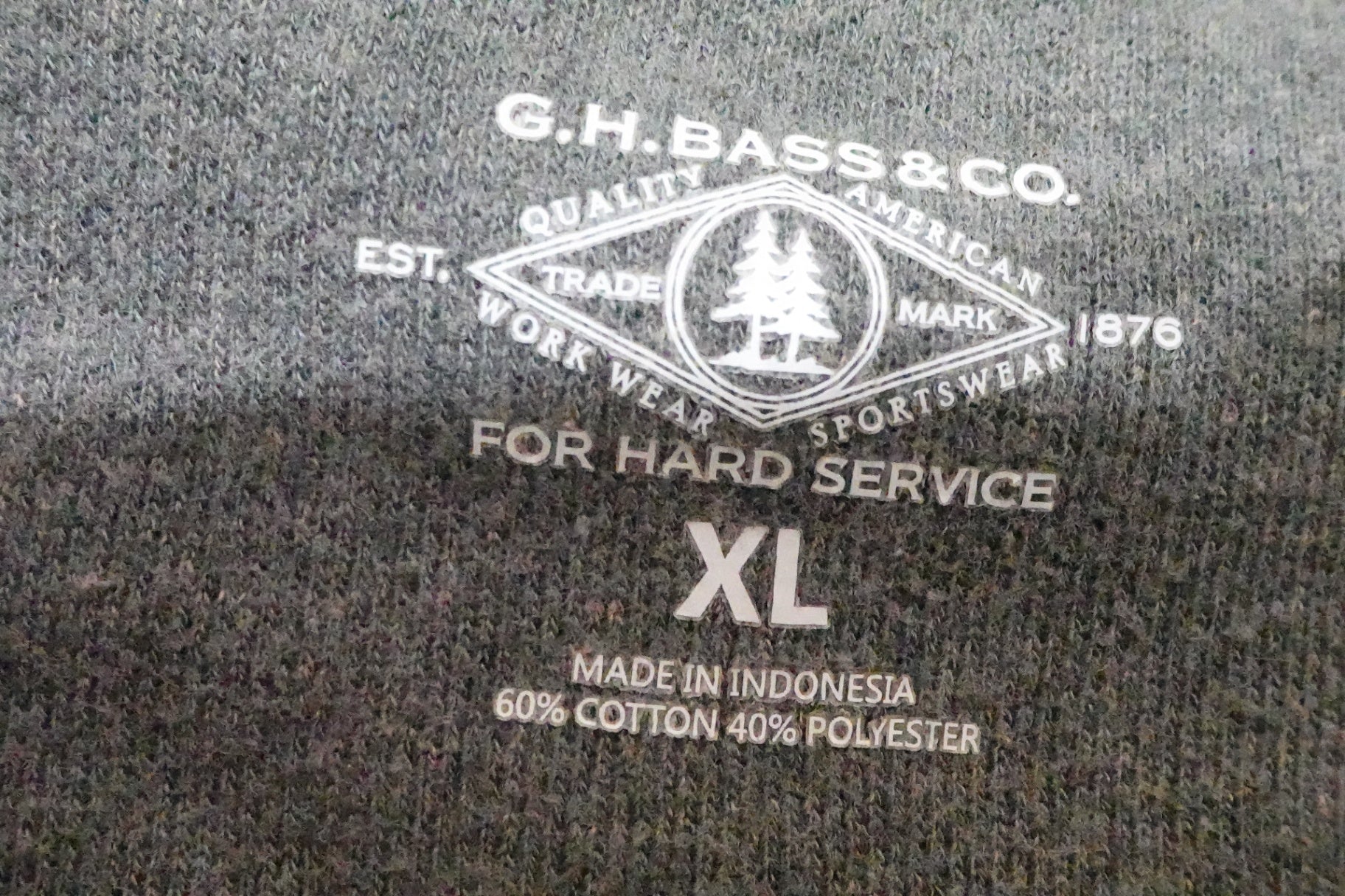 g.h. Bass & Co, Upcycled Long Sleeves Top, XL