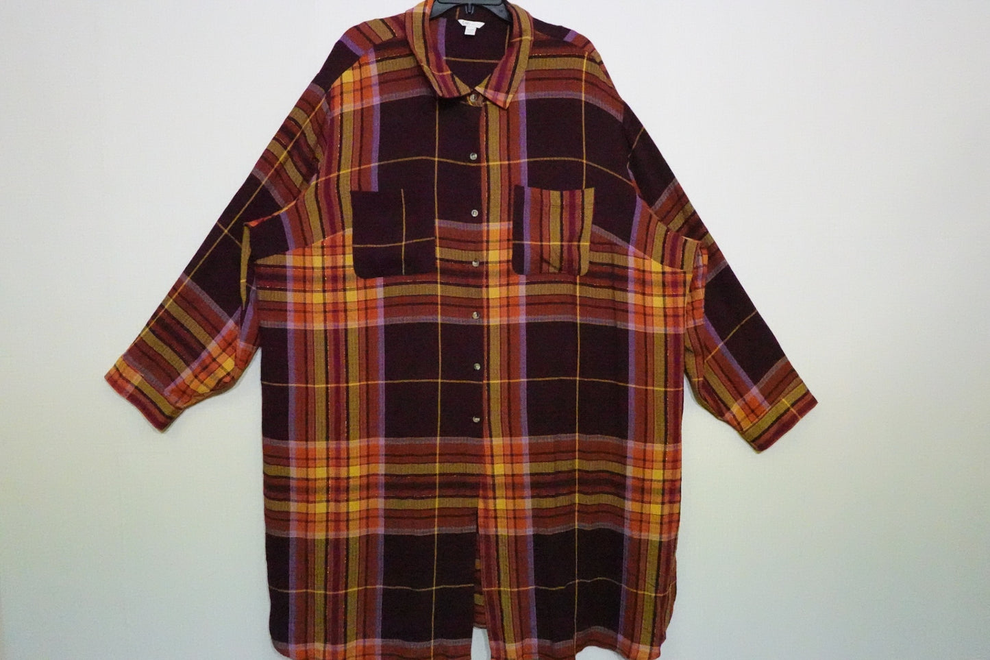 cato, long sleeve top extended legnth, 26/28