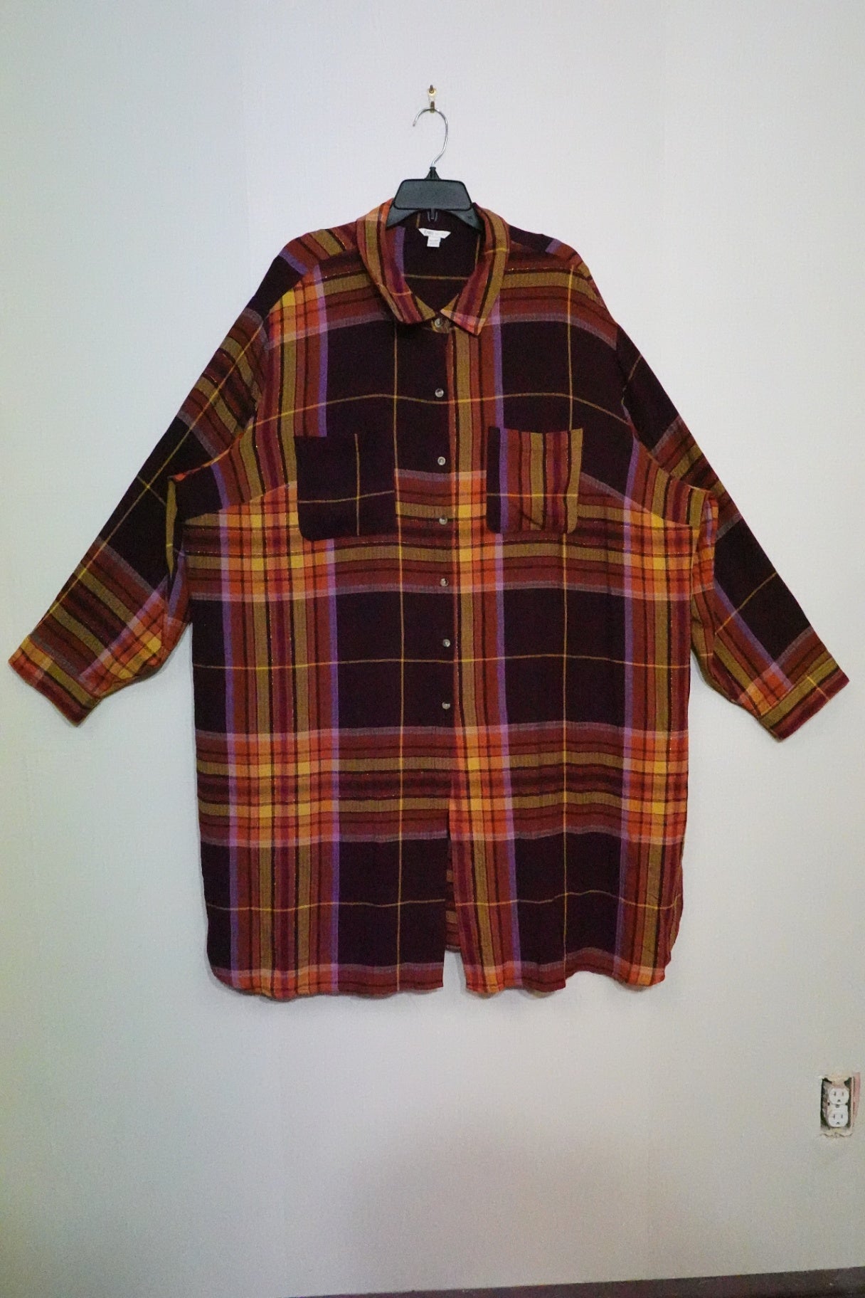 cato, long sleeve top extended legnth, 26/28