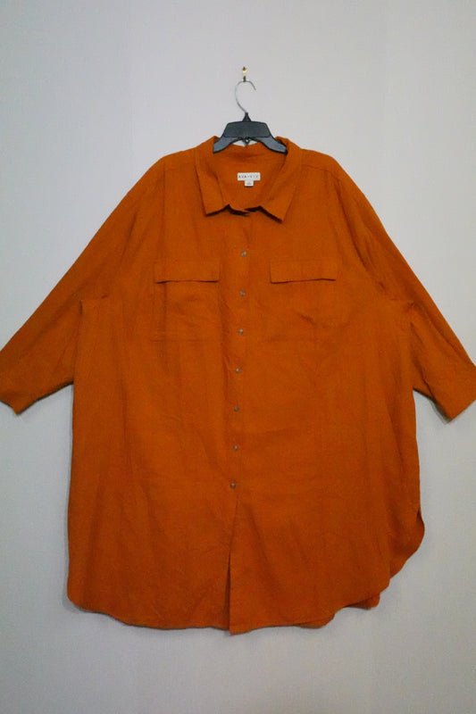 AVA & VIV, 3/4 Sleeve Top, 3X