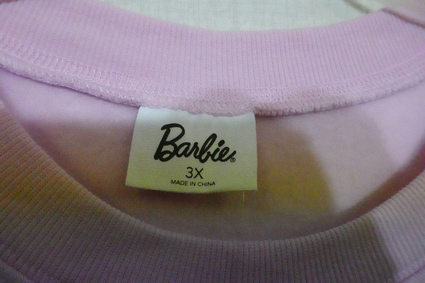 Barbie, NEW Long Sleeves Top, 3X