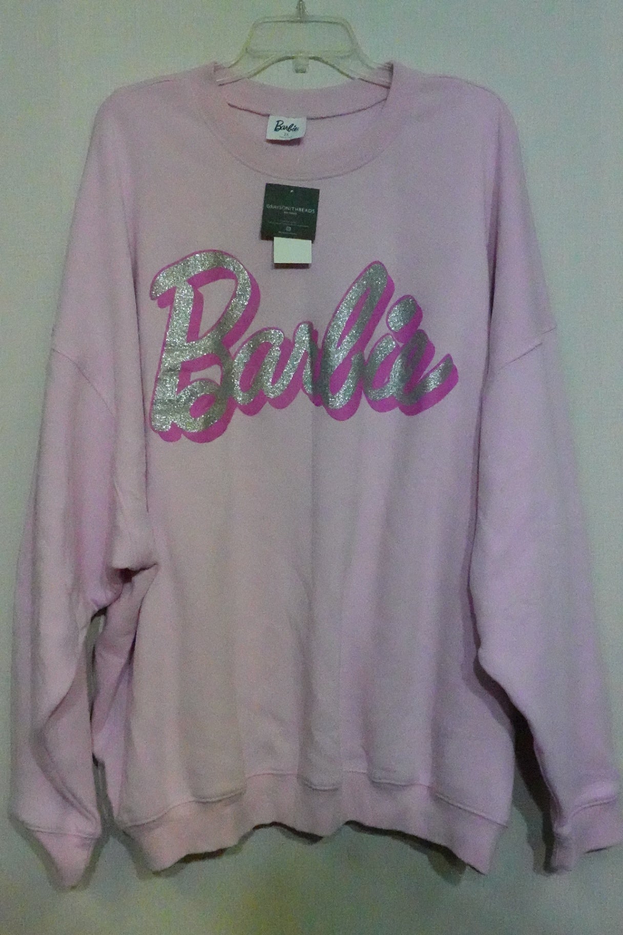 Barbie, NEW Long Sleeves Top, 3X