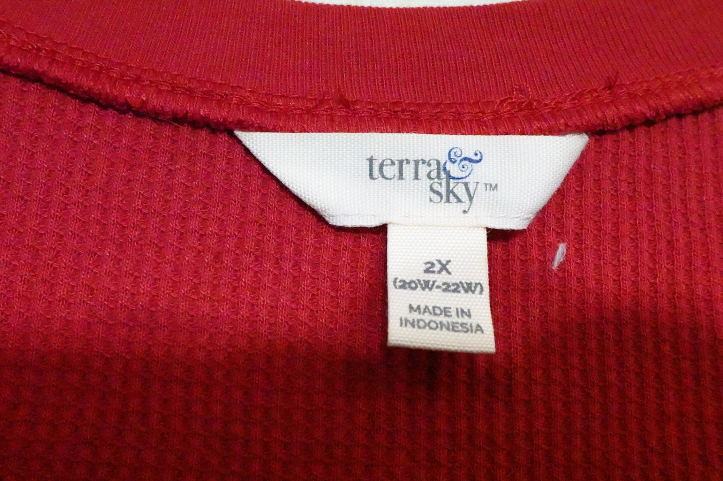 Terra & Sky, Long Sleeves Top, 20W/22W