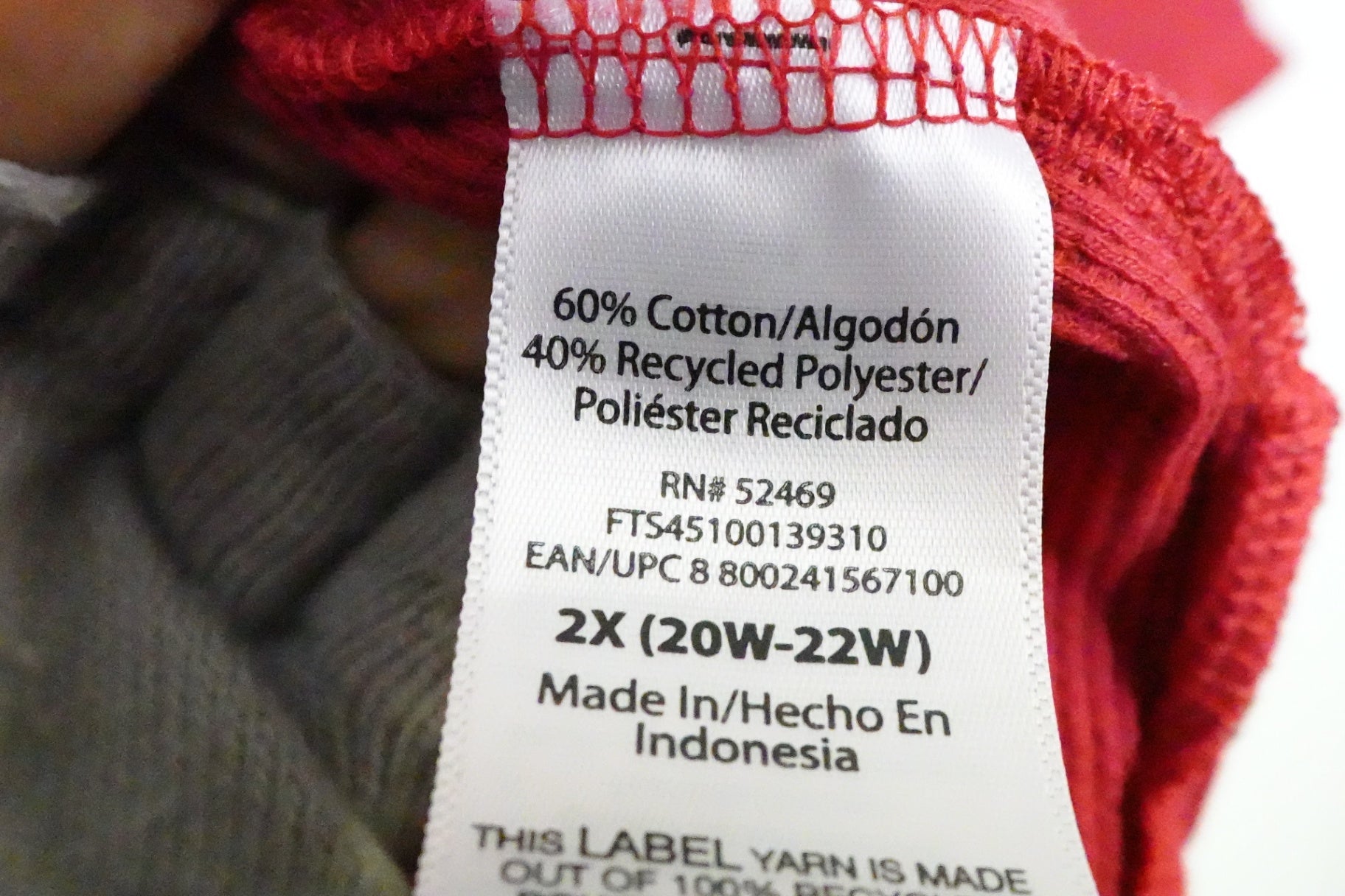 Terra & Sky, Long Sleeves Top, 20W/22W