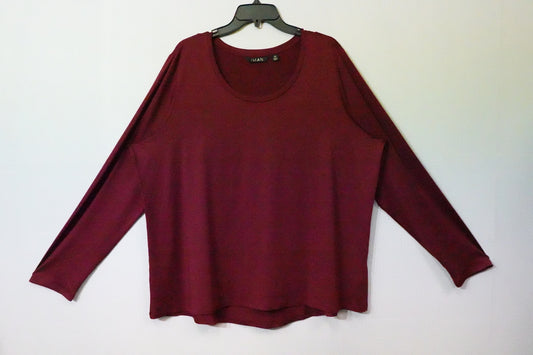 IMAN, Long Sleeves Top, 2X