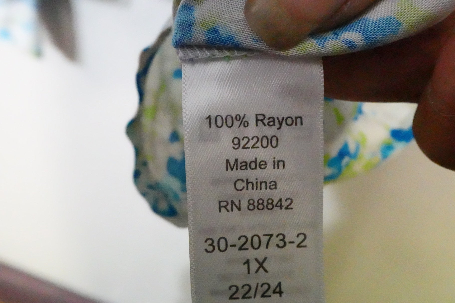 Women Within, 3/4 SLEEVE TOP, 22/24