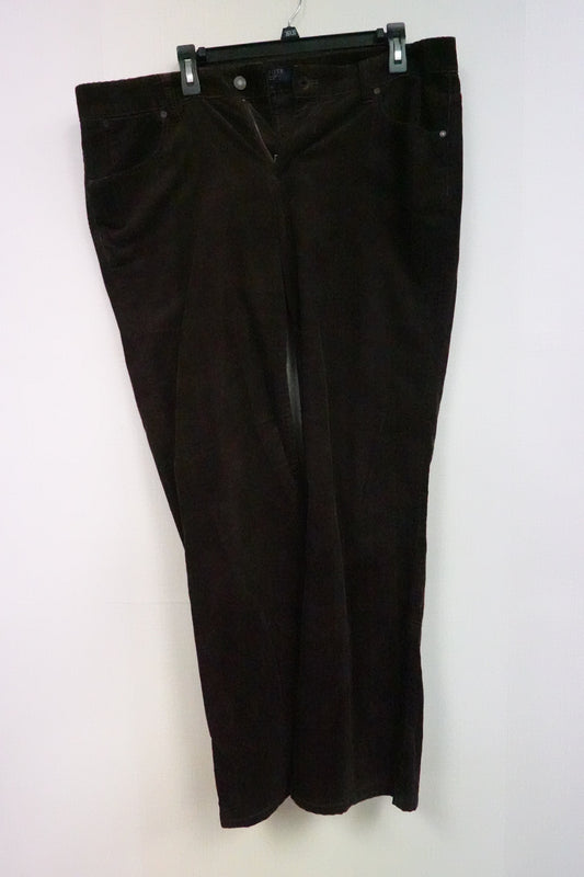 talbots, corduroy jeans, 18