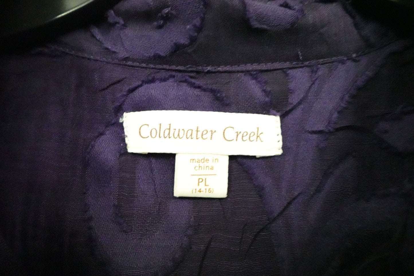 Coldwater Creek, 3/4 Sleeve Top, PL