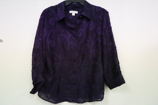 Coldwater Creek, 3/4 Sleeve Top, PL