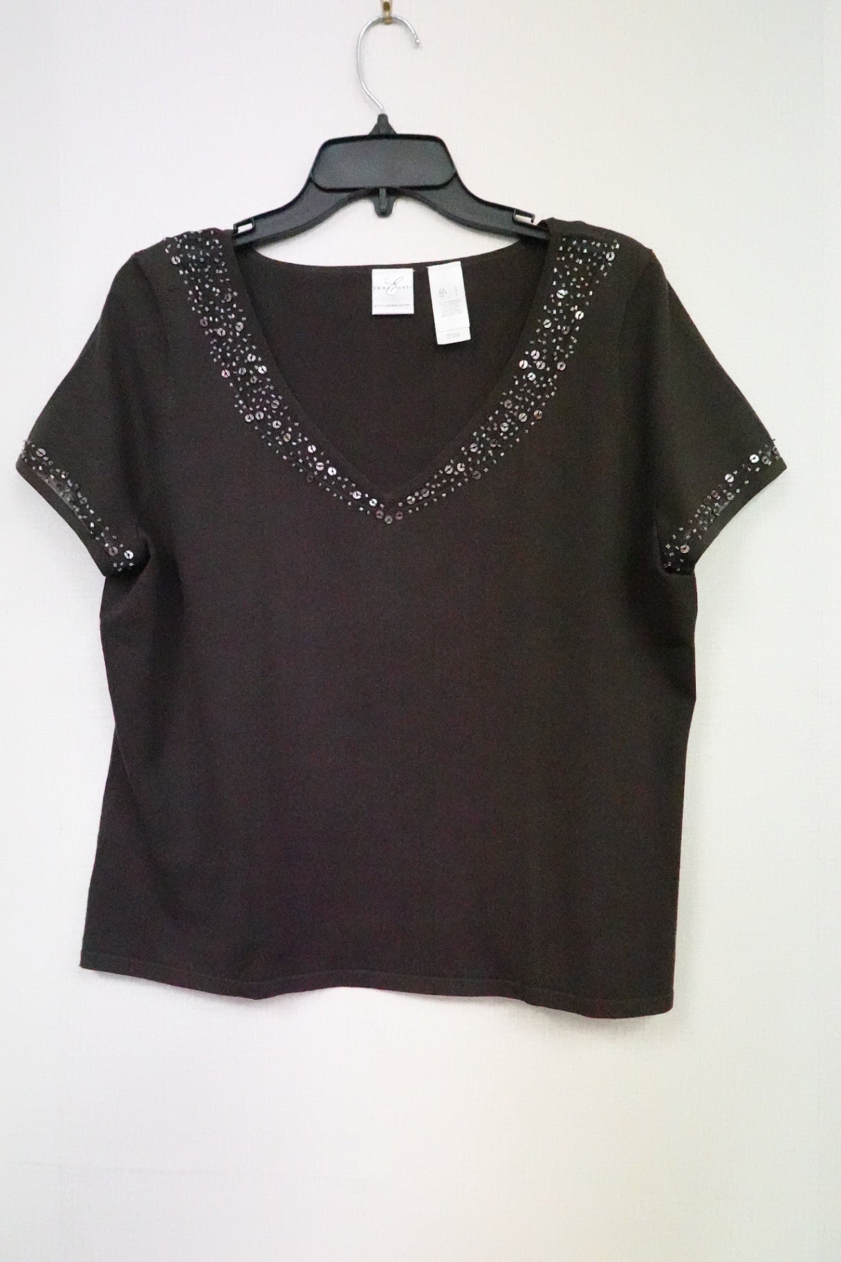 Emma James, Short Sleeves Top, Large