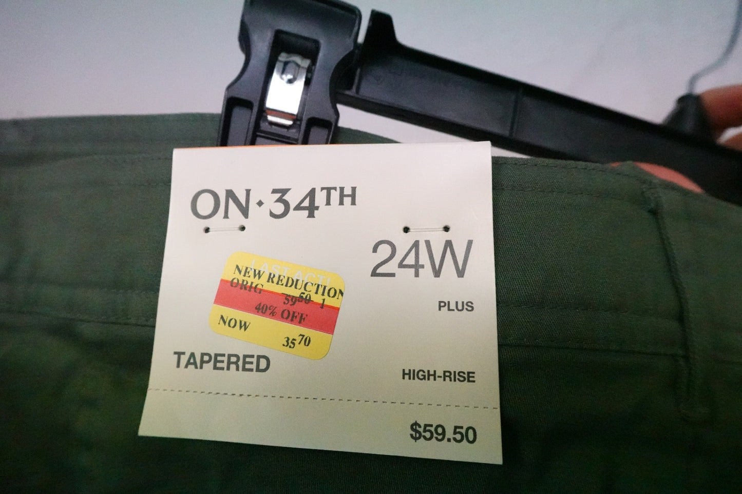 On 34th, New Pants: high-rise wide leg, 24W