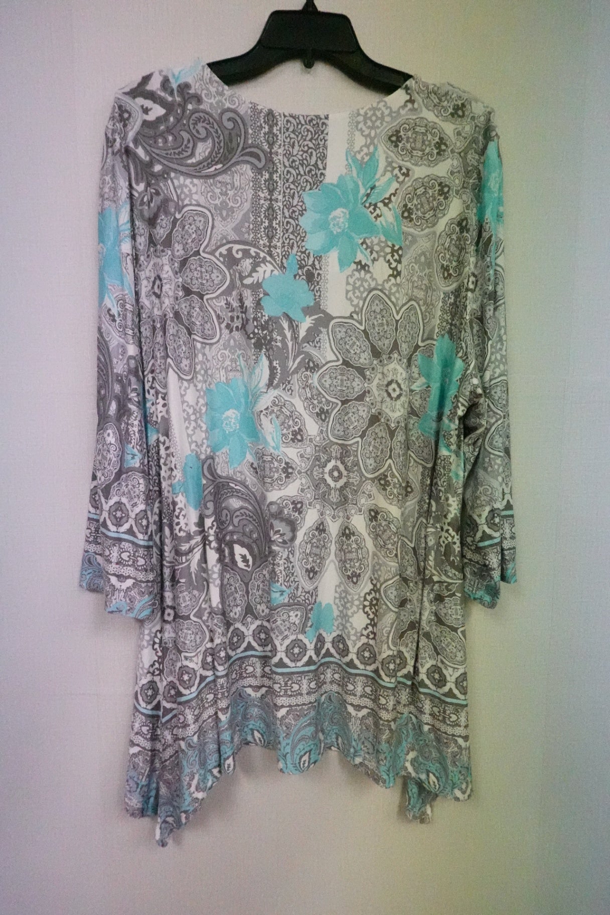 Ruby Rd., 3/4 SLEEVE TOP, 2X