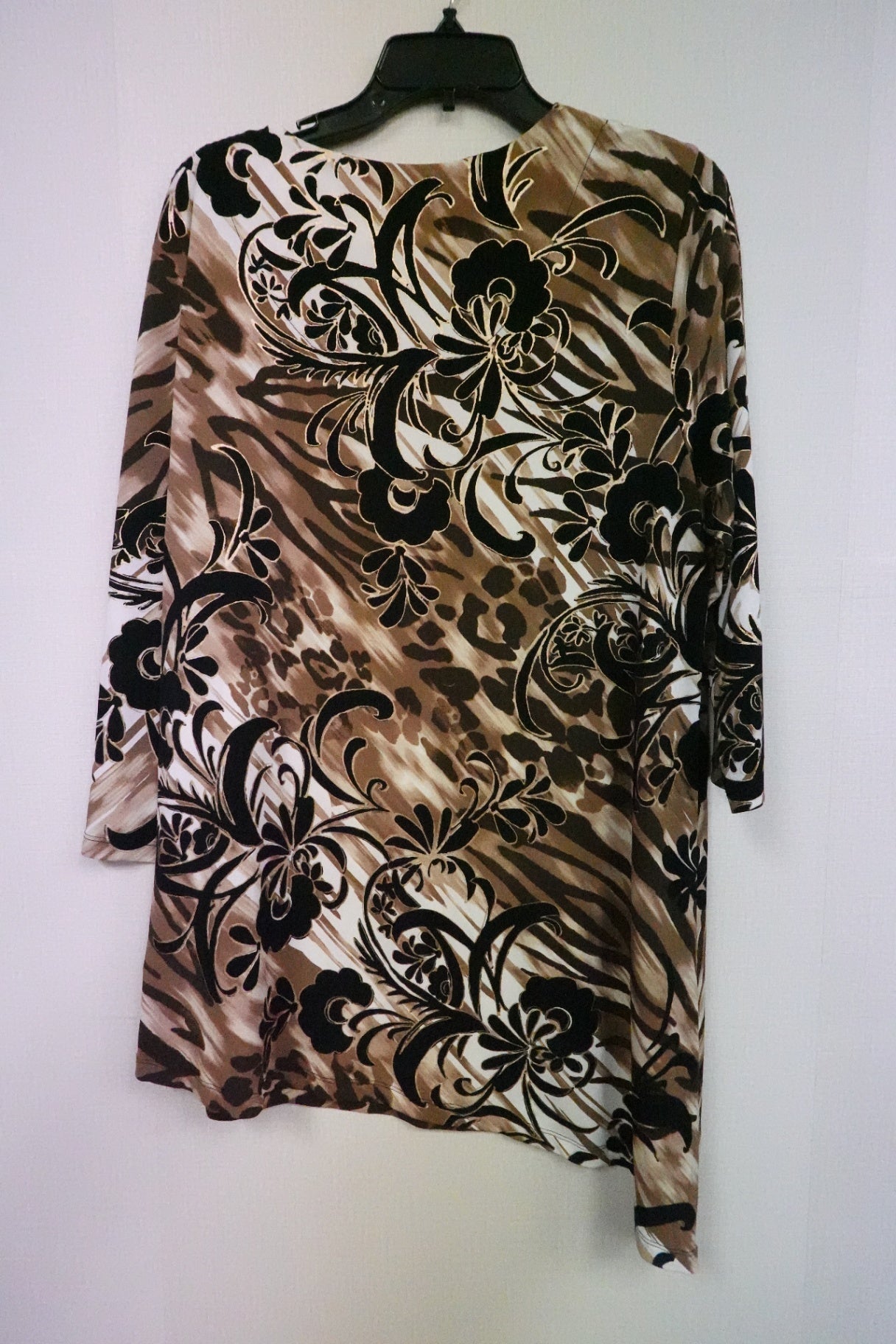 JM COLLECTION, Long Sleeves Top, XL