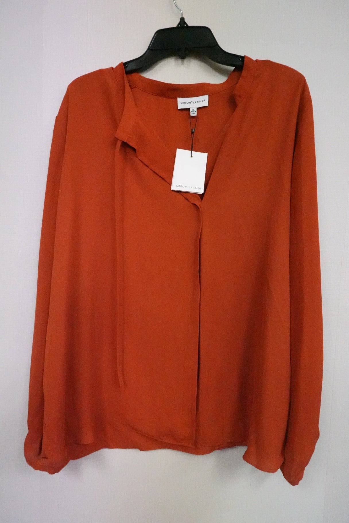 Gibson*Latimer, New Long Sleeve Top, XL