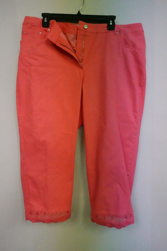 Ruby Rd., Cropped Pants, 20W