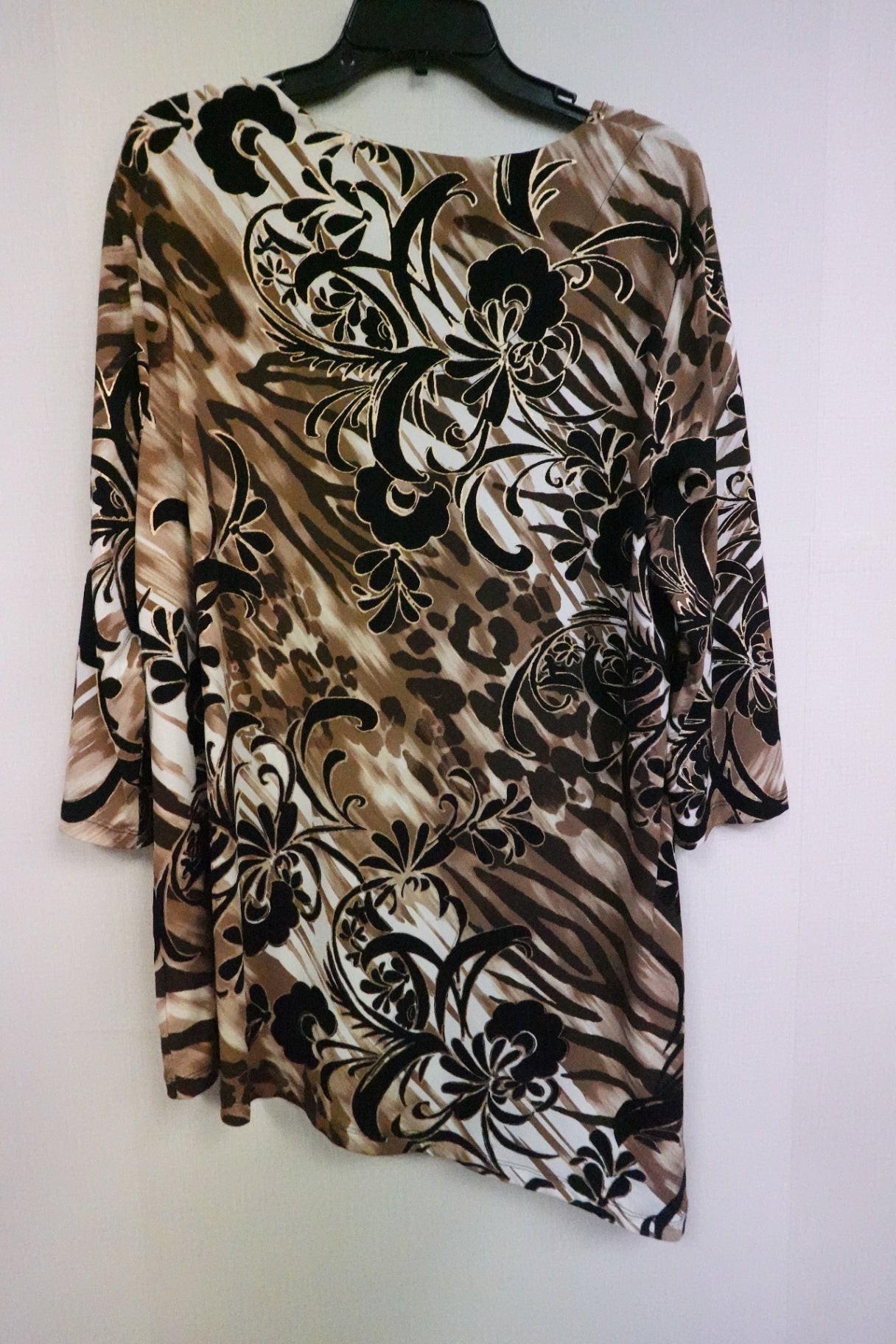 JM COLLECTION, Long Sleeves Top, XL