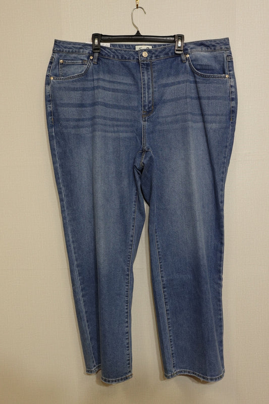 Seven7, New Jeans Loose Straight, 22W