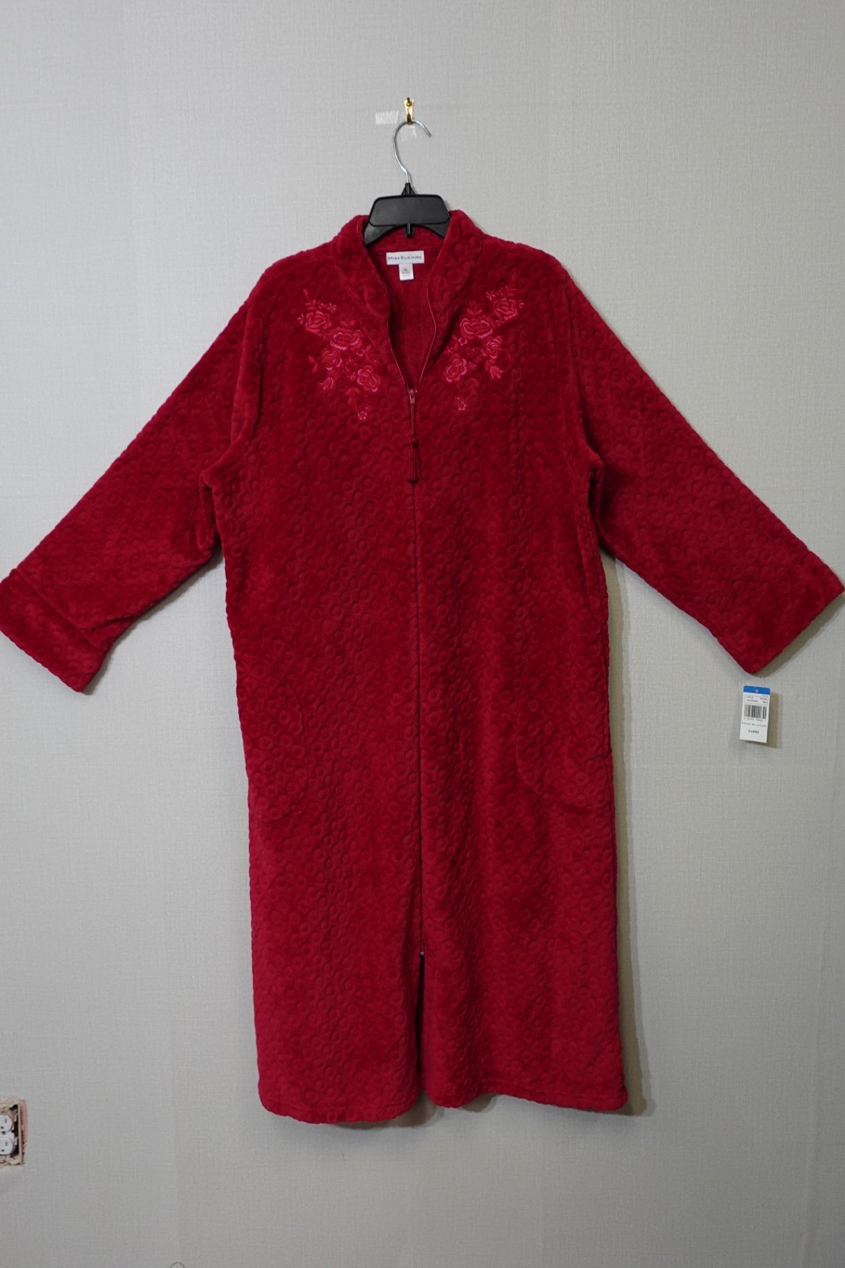 Miss Elaine, Fleece NightGown, XL