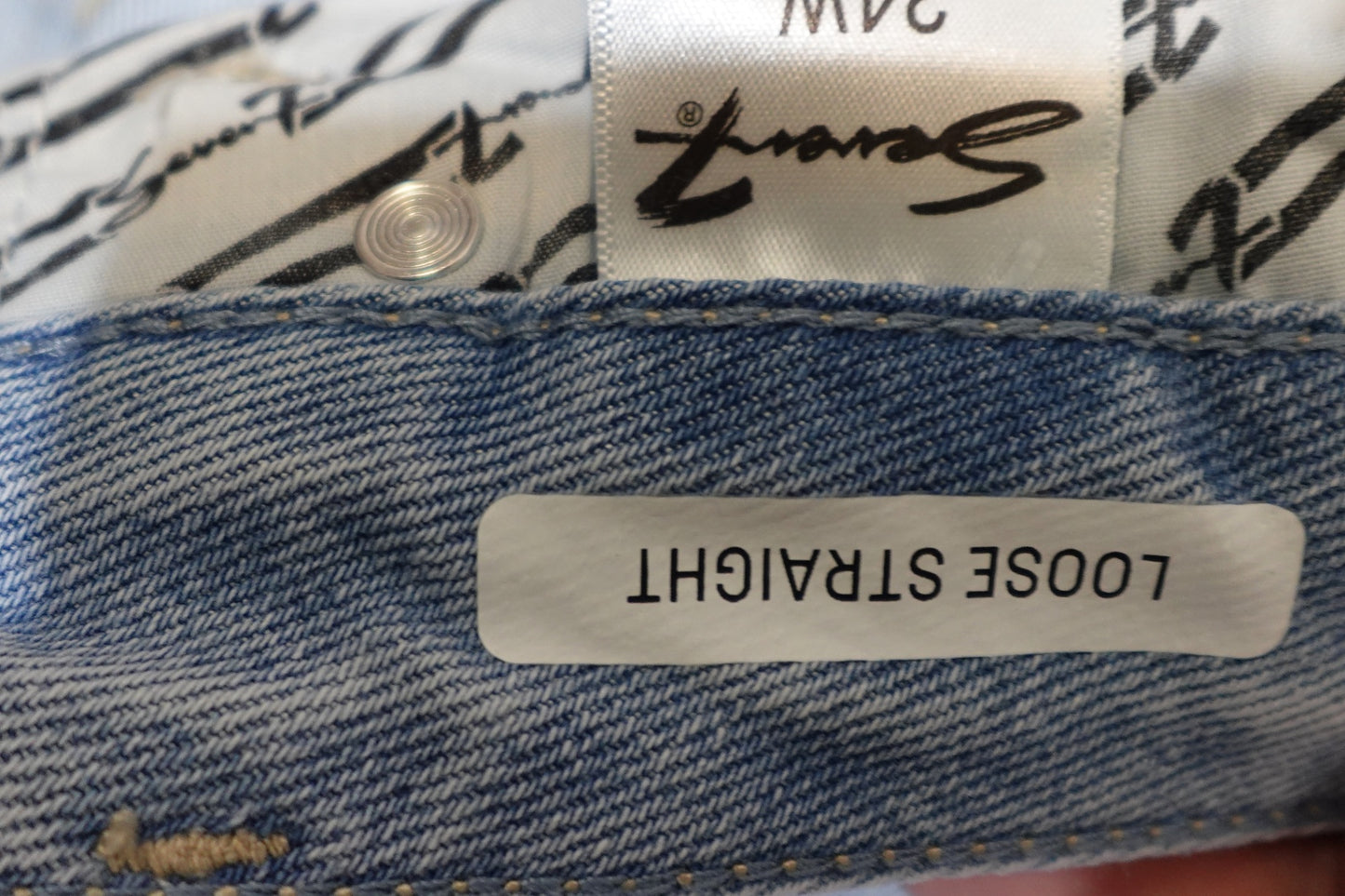 Seven7, New Jeans Loose Straight, 24w