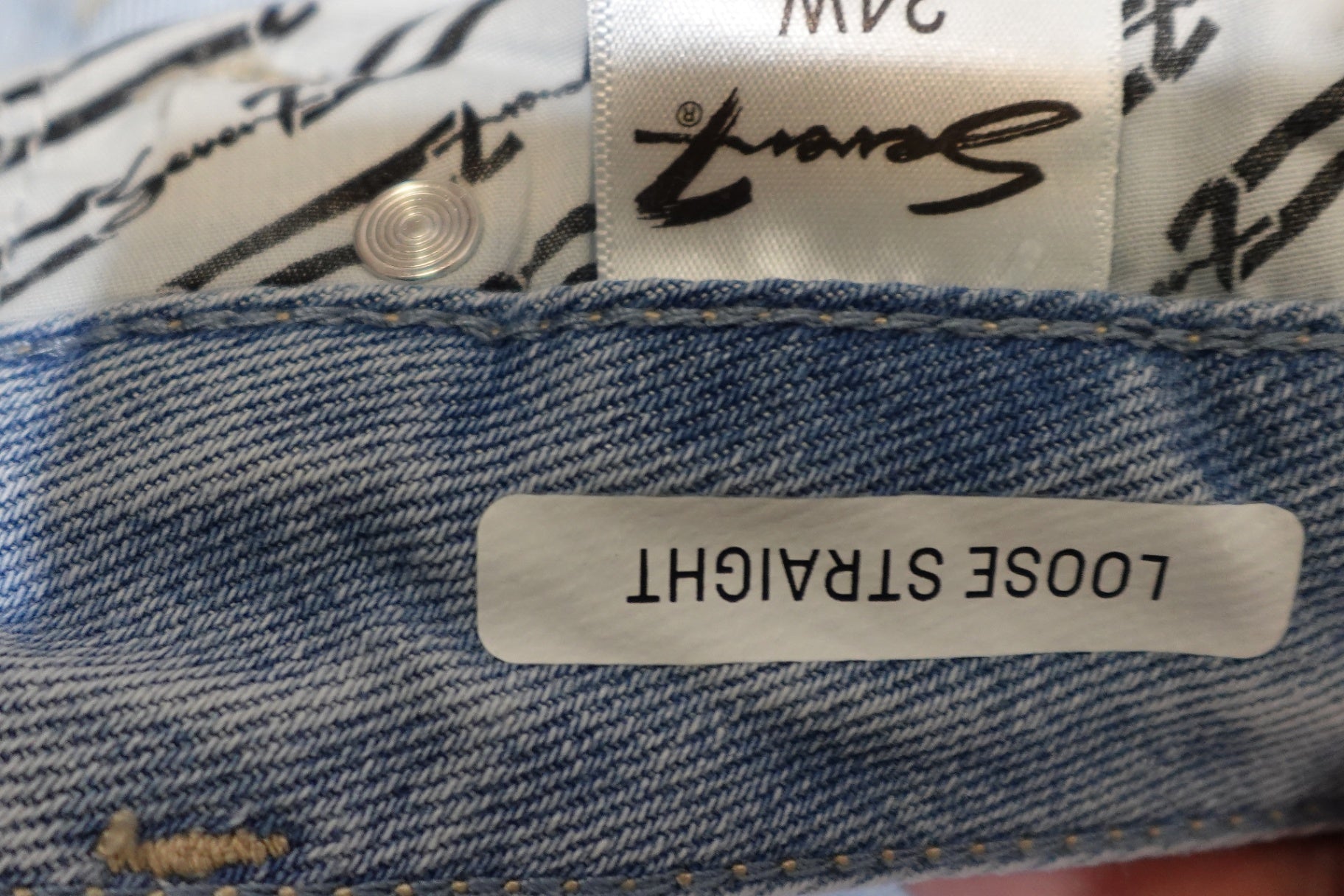 Seven7, New Jeans Loose Straight, 24w