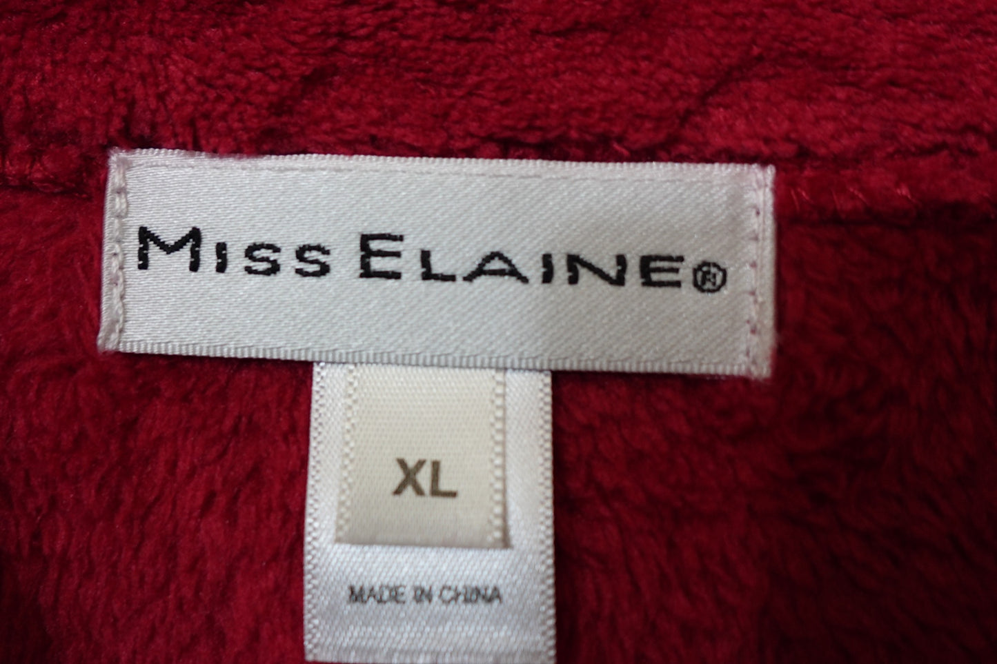 Miss Elaine, Fleece NightGown, XL