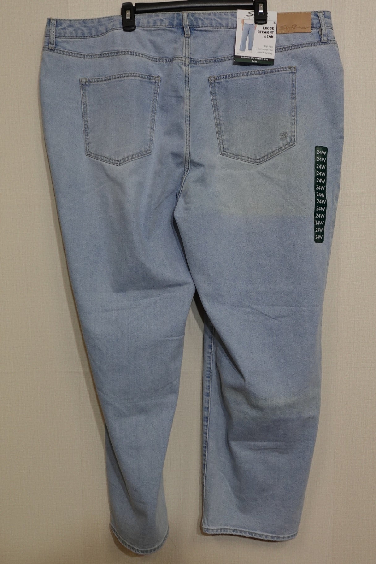 Seven7, New Jeans Loose Straight, 24w