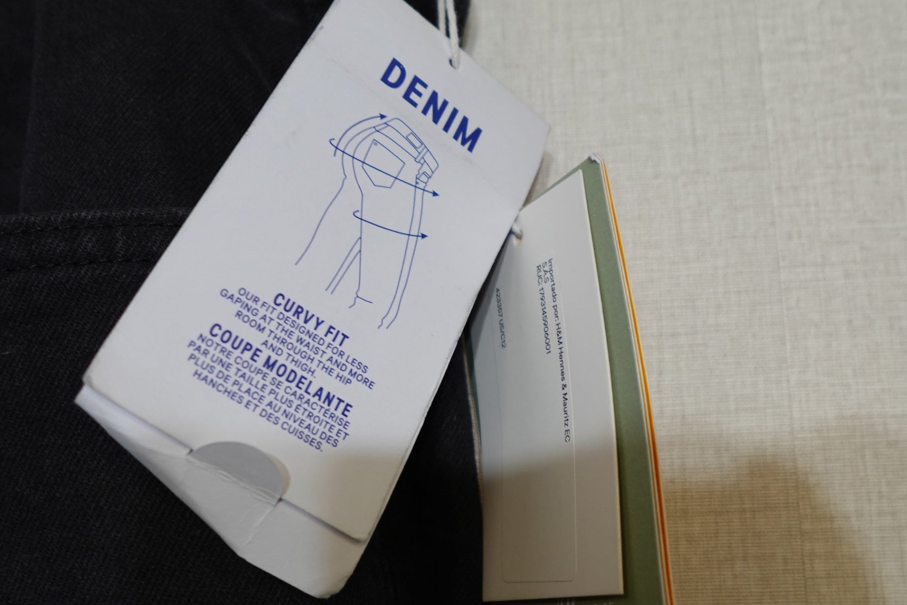 H&M, New Jeans High Waist Straight, 16