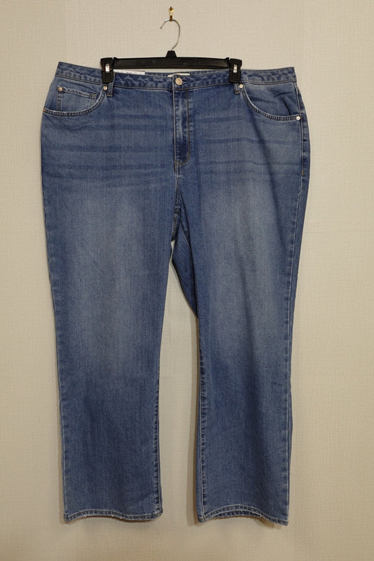 Seven7, New Jeans Loose Straight, 22W