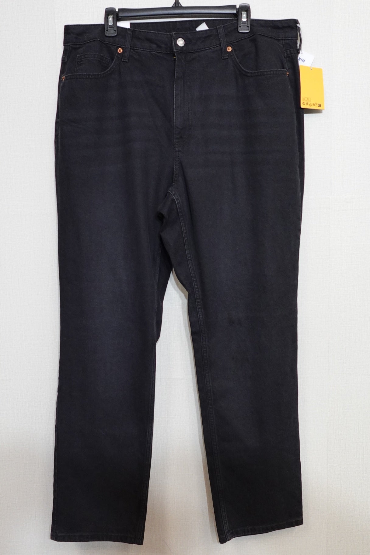 H&M, New Jeans High Waist Straight, 16