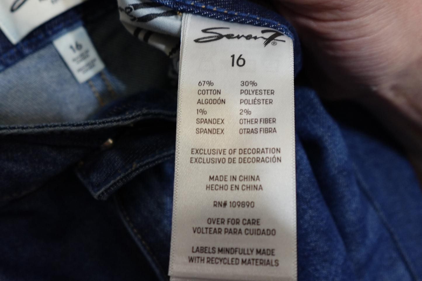 Seven7, Jeans Loose Straight, 18