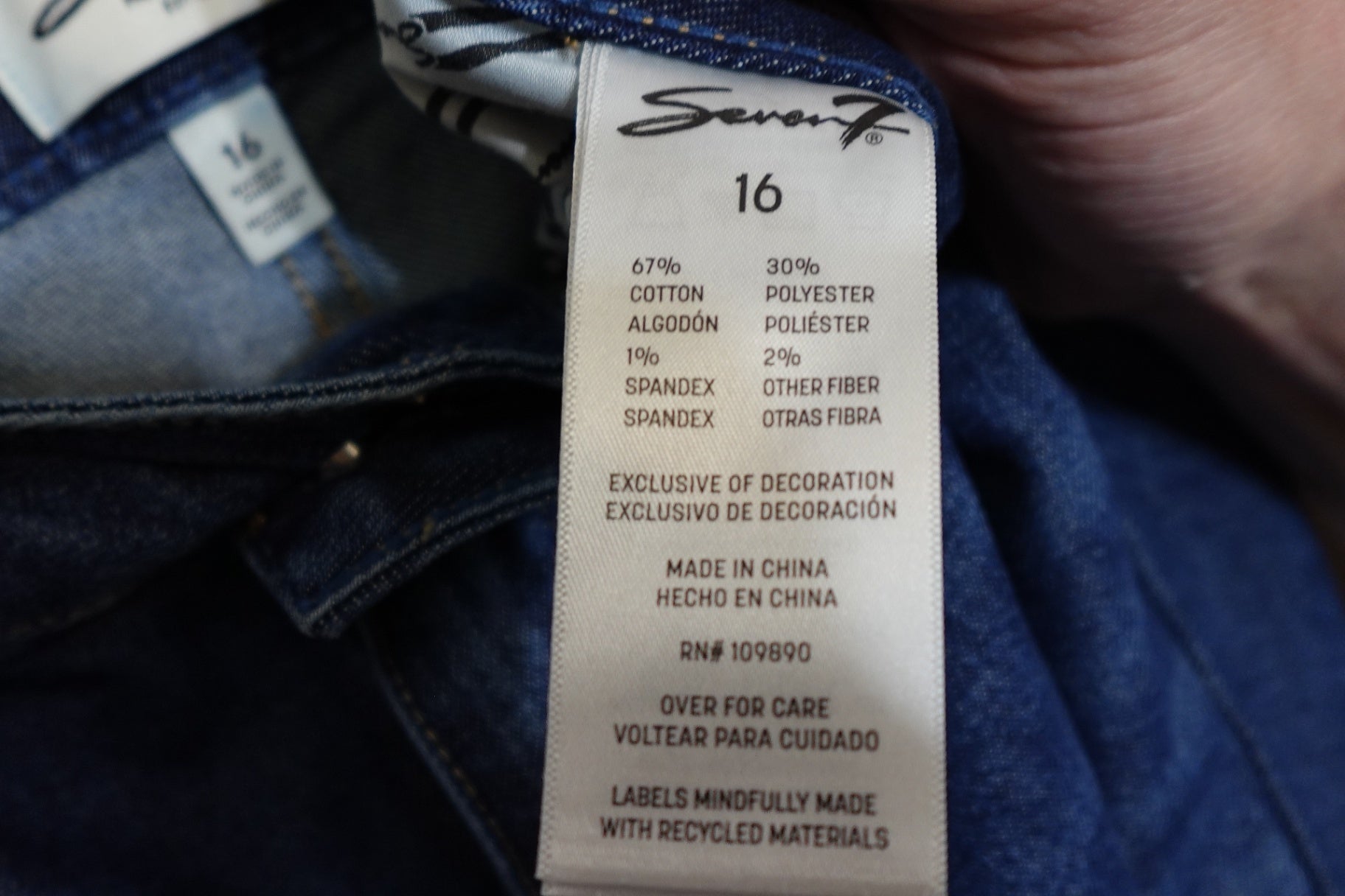 Seven7, Jeans Loose Straight, 18