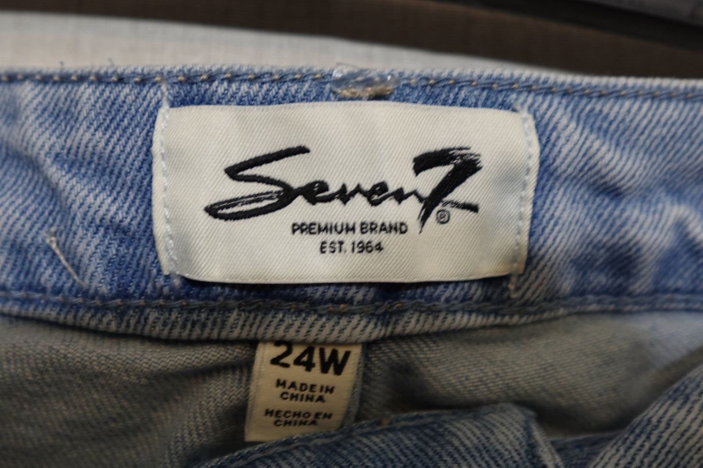 Seven7, New Jeans Loose Straight, 24w