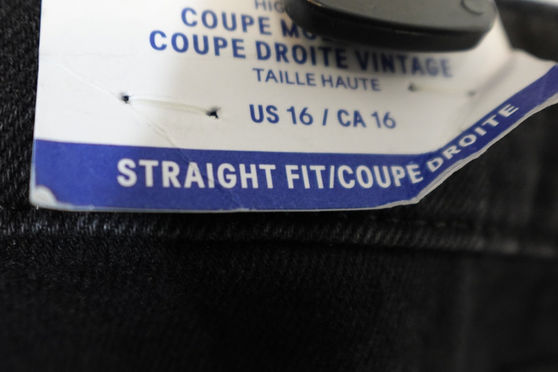 H&M, New Jeans High Waist Straight, 16