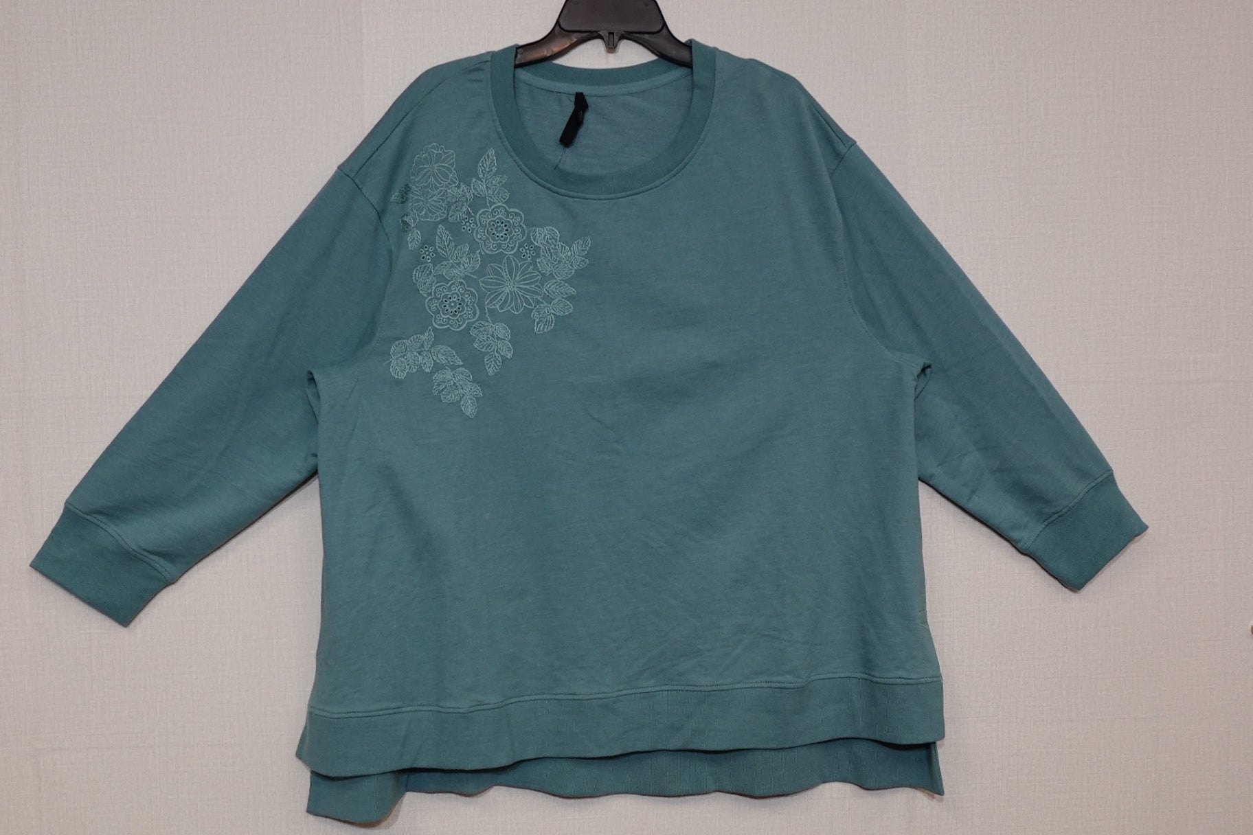 JANT+DELANCIY, Long Sleeves Top, 2X