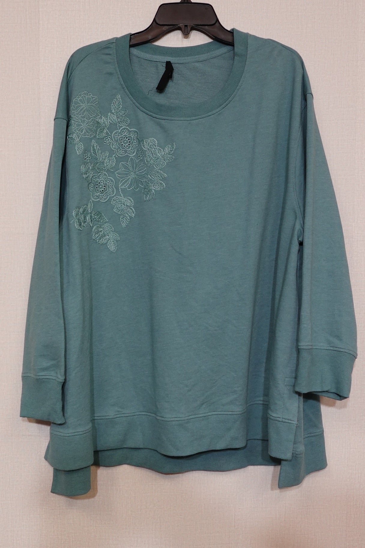 JANT+DELANCIY, Long Sleeves Top, 2X