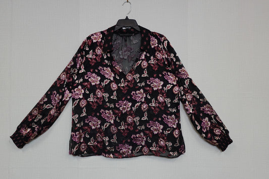 WHITE HOUSE BLACK MARKET, Long Sleeves Top- Button Down, Large